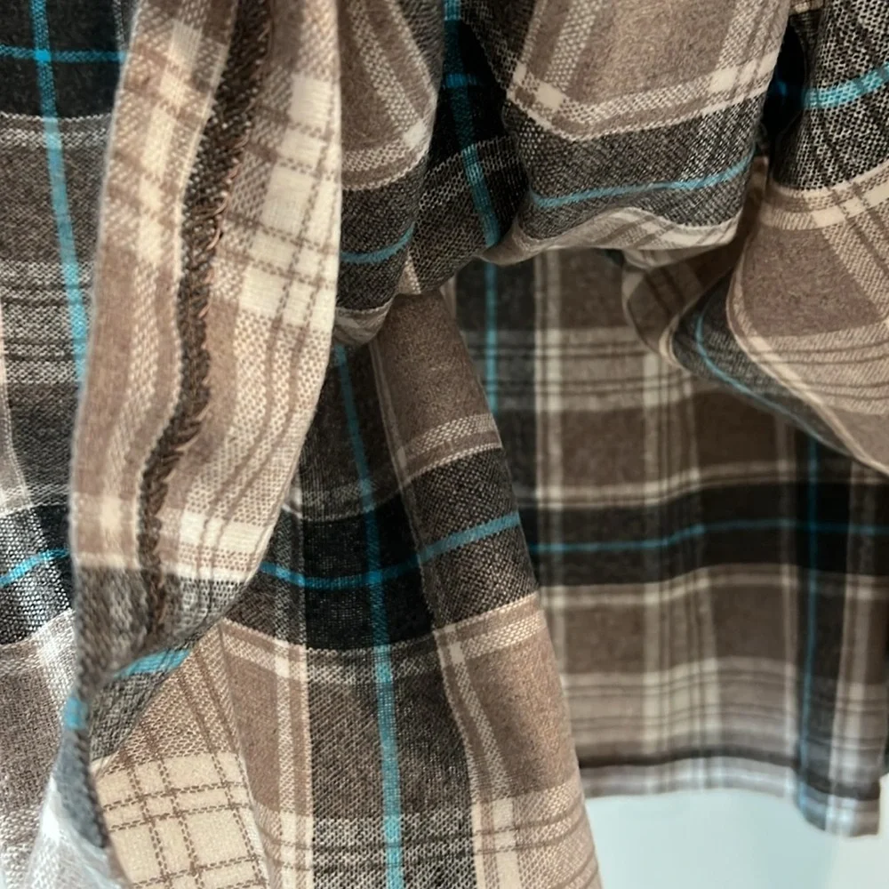 Vintage‎ - Blvd. East wool midi plaid skirt, 32